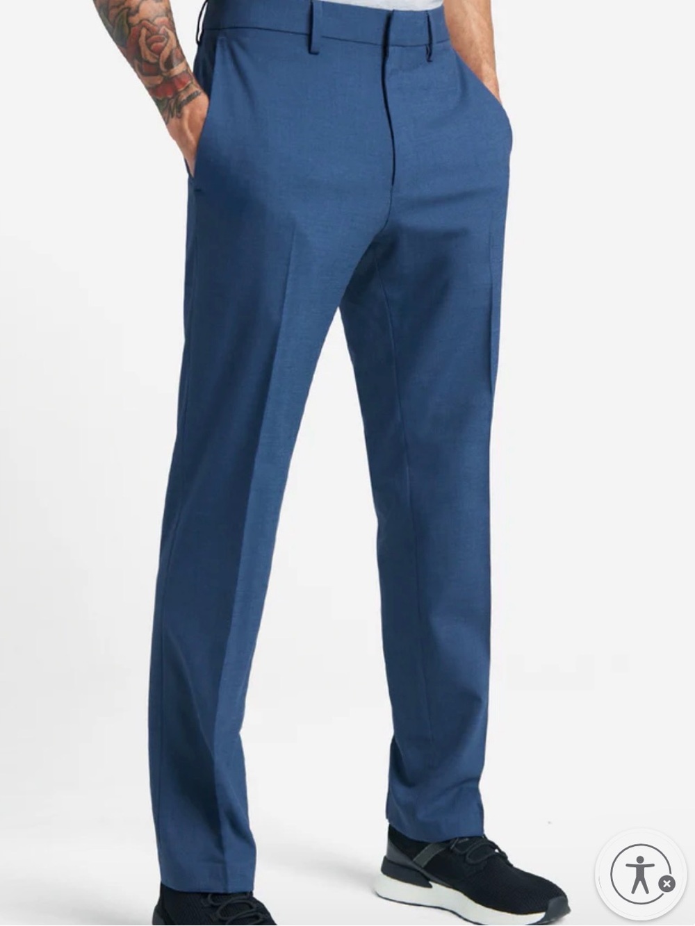 Kenneth Cole SLIM-FIT STRETCH DRESS PANT
